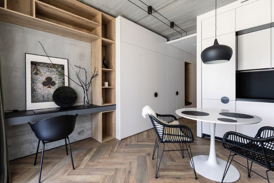 An office for the founder of a creative agency