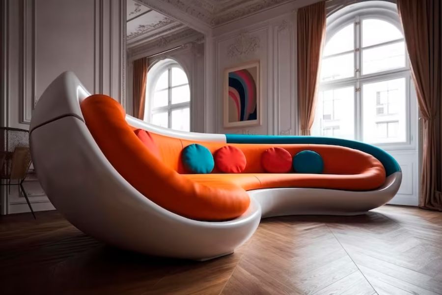 Curved furniture