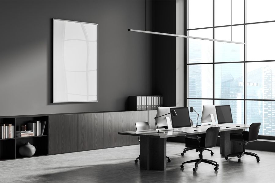 Minimalist executive office design